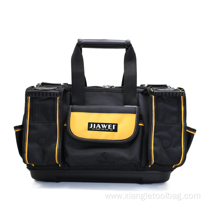 Pro PVC-Backed Wide Mouth Zippered Shoulder Tool Bag